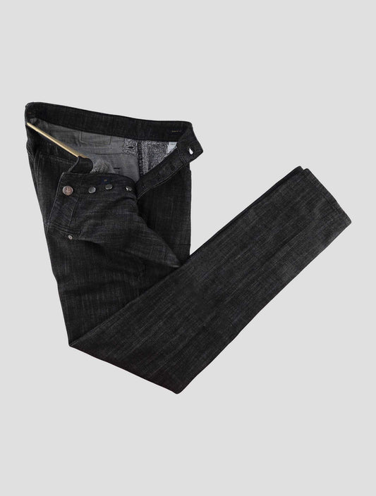 Incotex Dark Gray Cotton Jeans