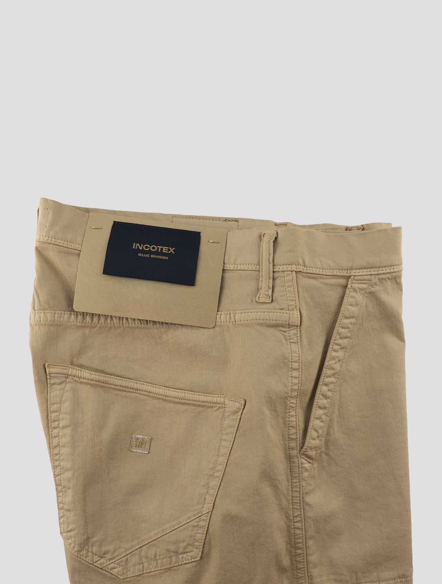 Incotex Beige Cotton Ea Jeans