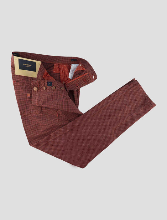 Incotex Red Black Cotton Ea Jeans