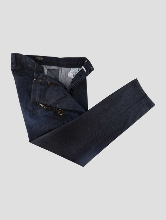 Incotex Blue Cotton Ea Pants Mod. Jeans