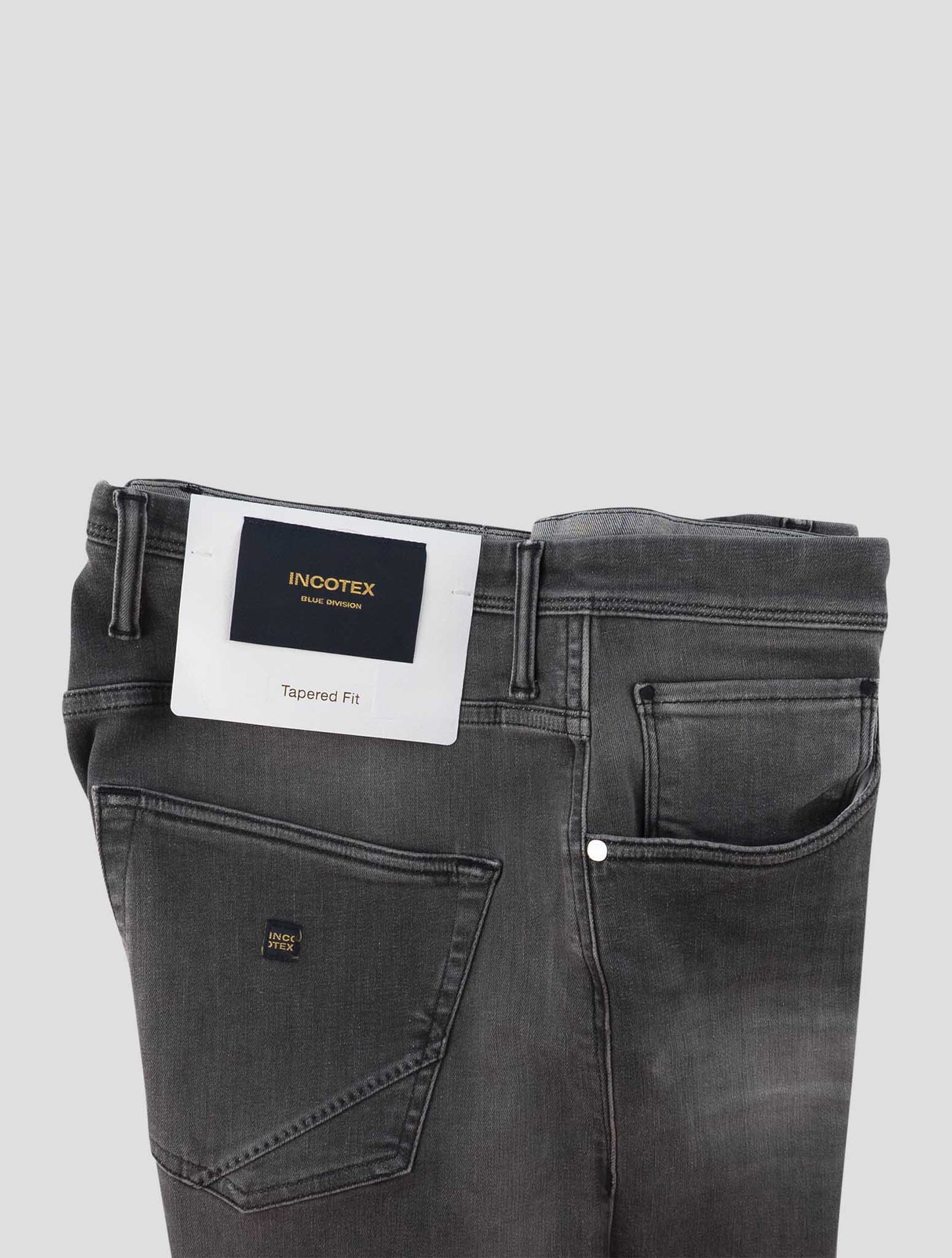 Incotex Gray Cotton Els Ea Jeans