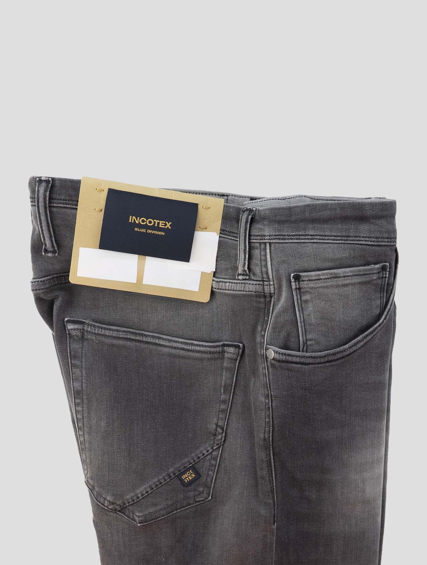 Incotex Gray Cotton Els Ea Jeans