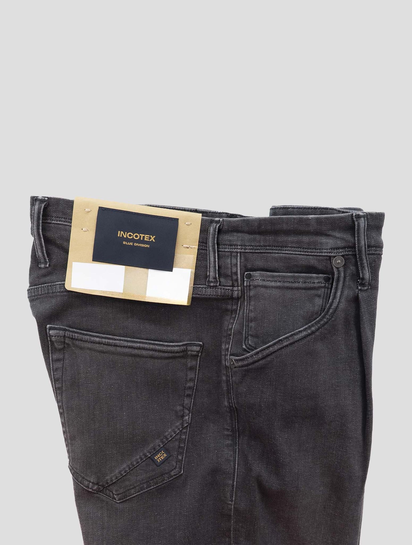 Incotex Gray Cotton Els Ea Jeans