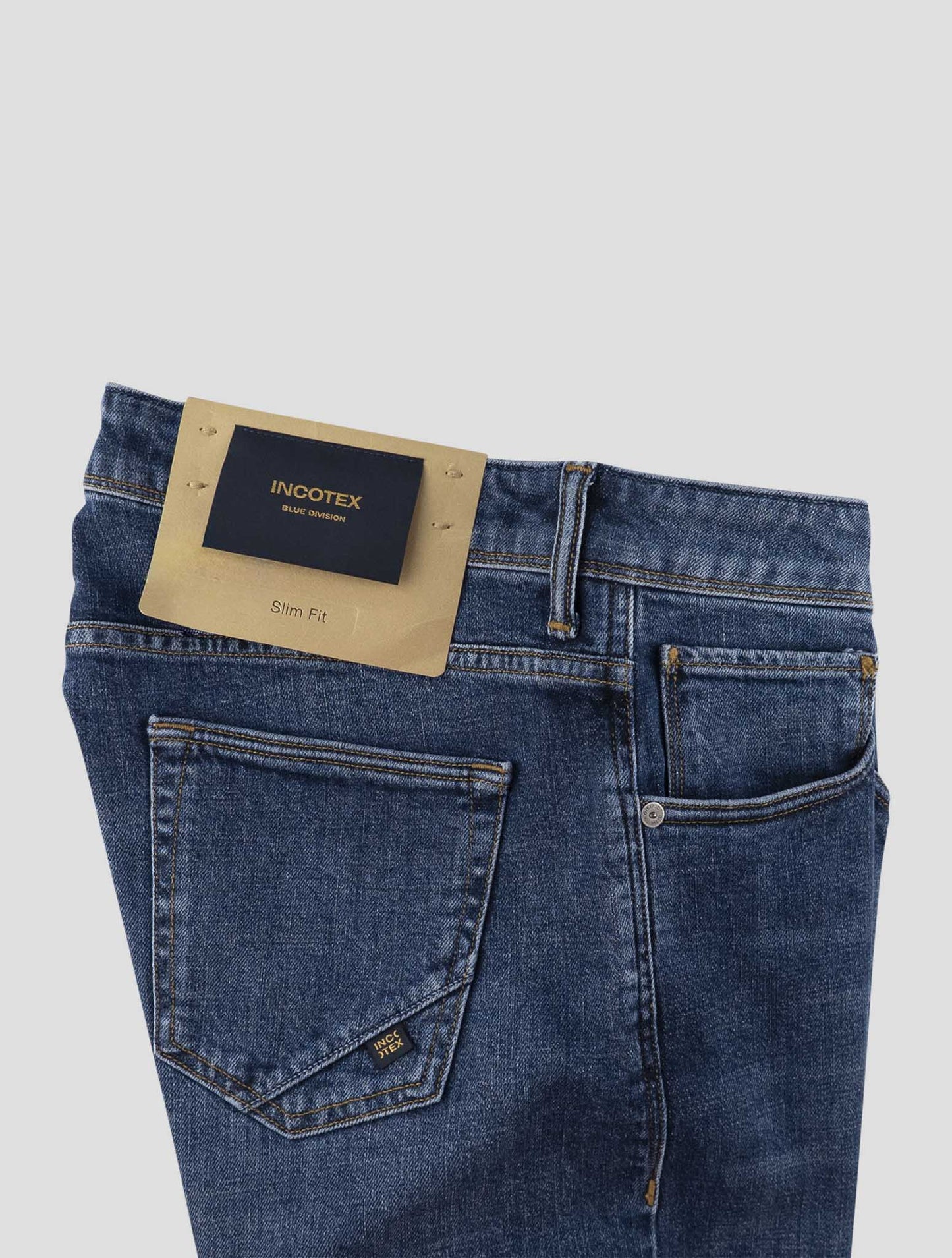 Incotex Blue Cotton Ea Jeans