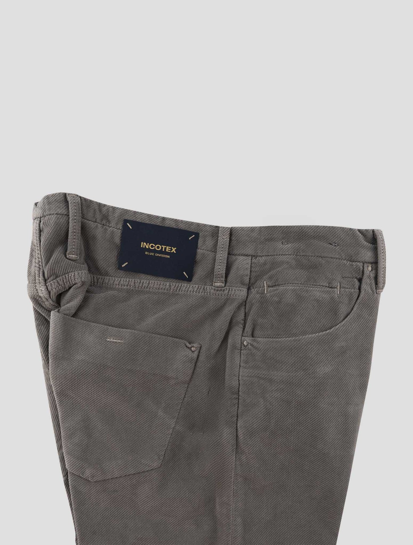 Incotex Gray Cotton Ea Jeans