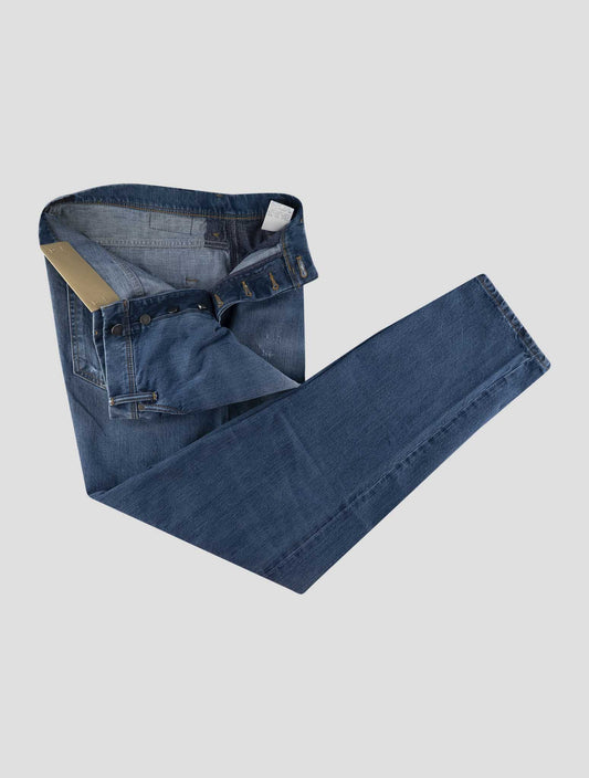 Incotex Blue Cotton Jeans