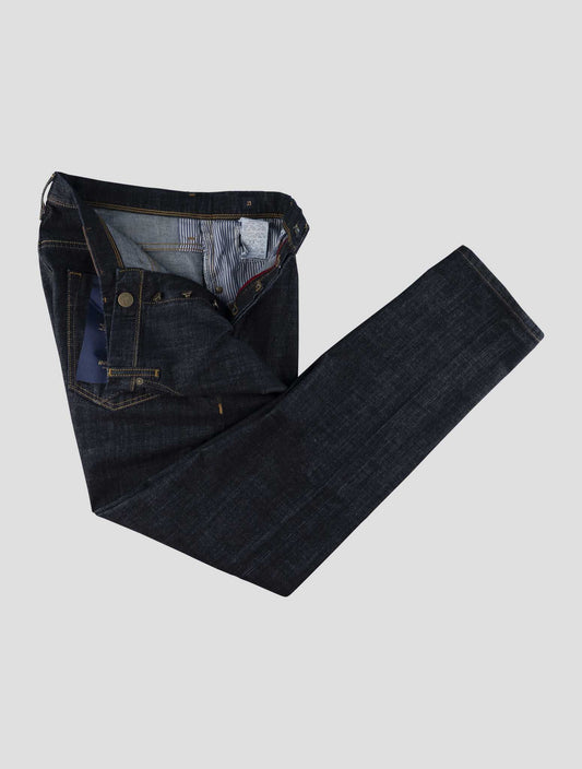 Incotex Dark Blue Cotton Ea Jeans