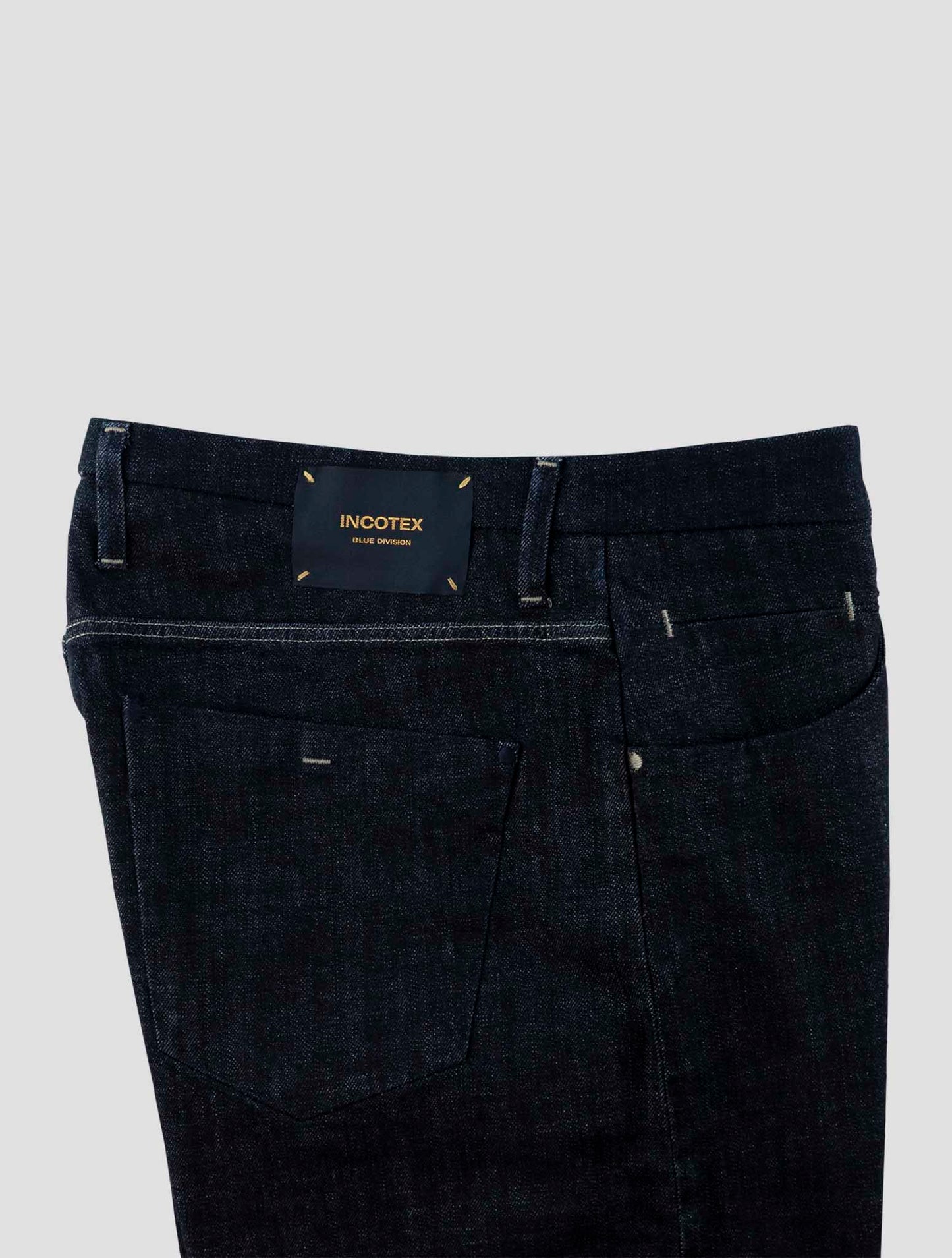 Incotex Dark Blue Cotton Ea Jeans