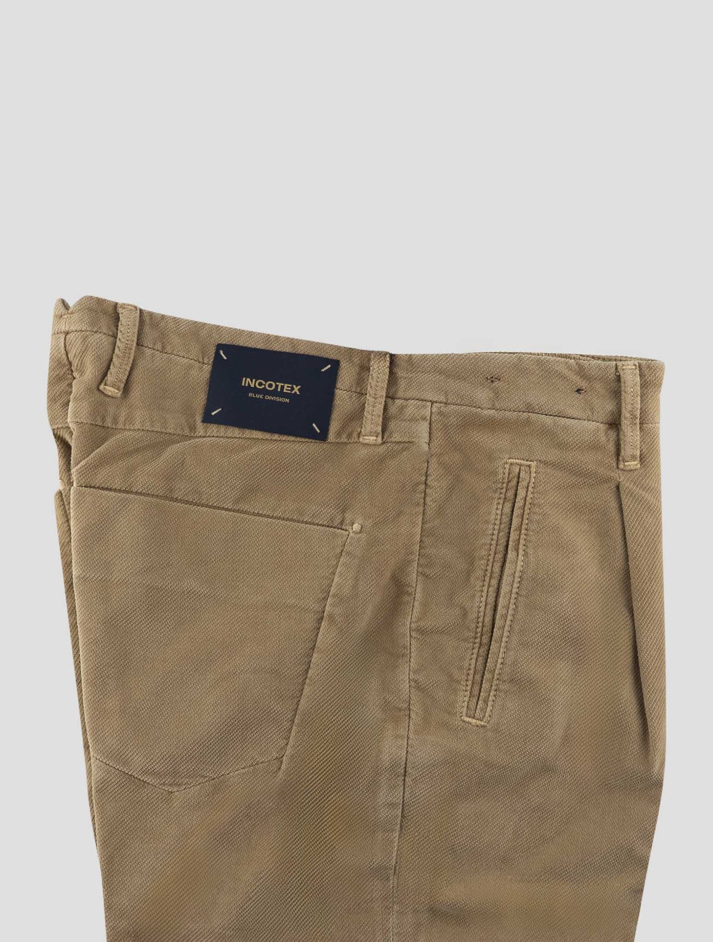 Incotex Beige Cotton Ea Pants