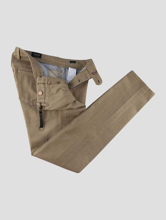 Incotex Beige Cotton Pl Pants