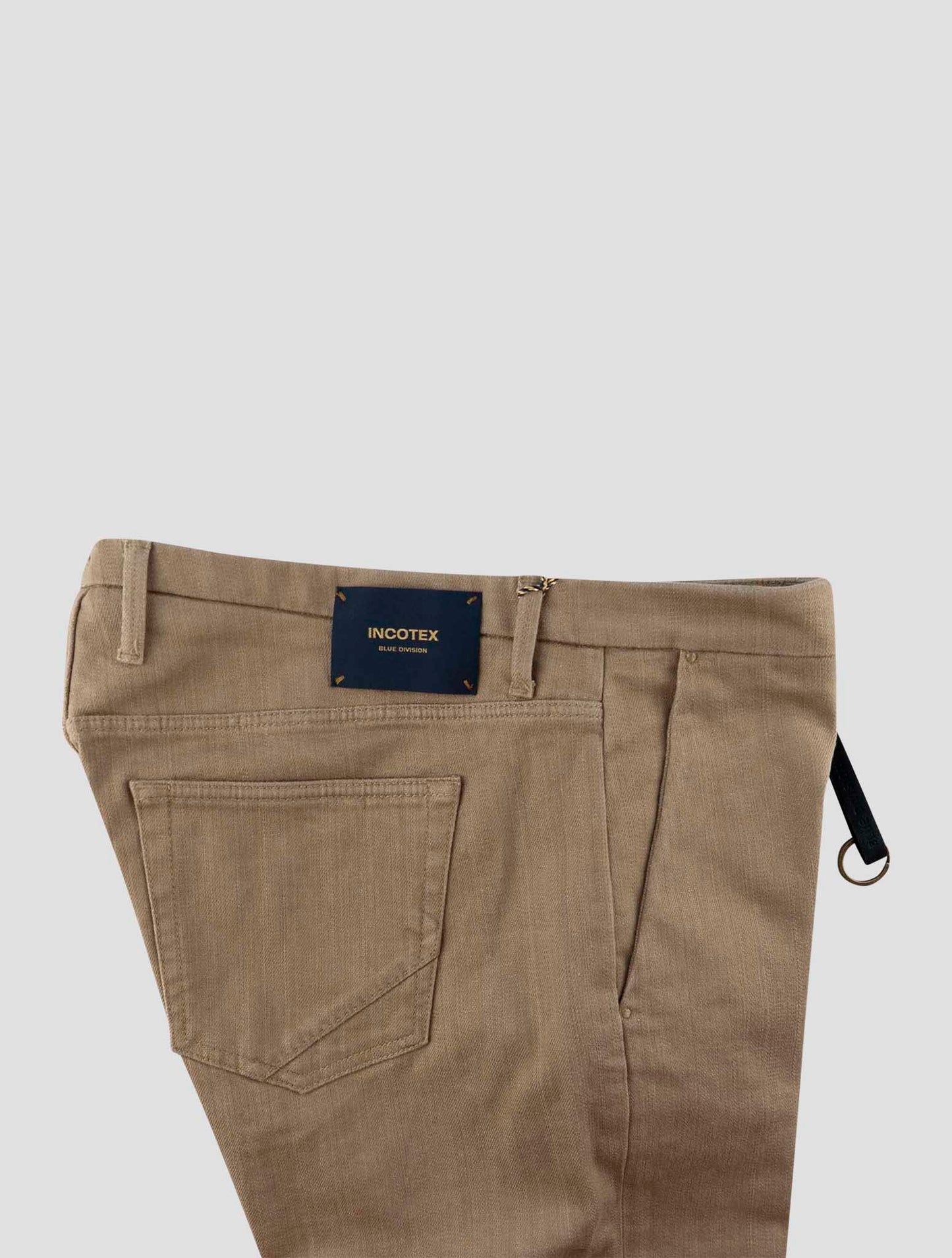 Incotex Beige Cotton Pl Pants