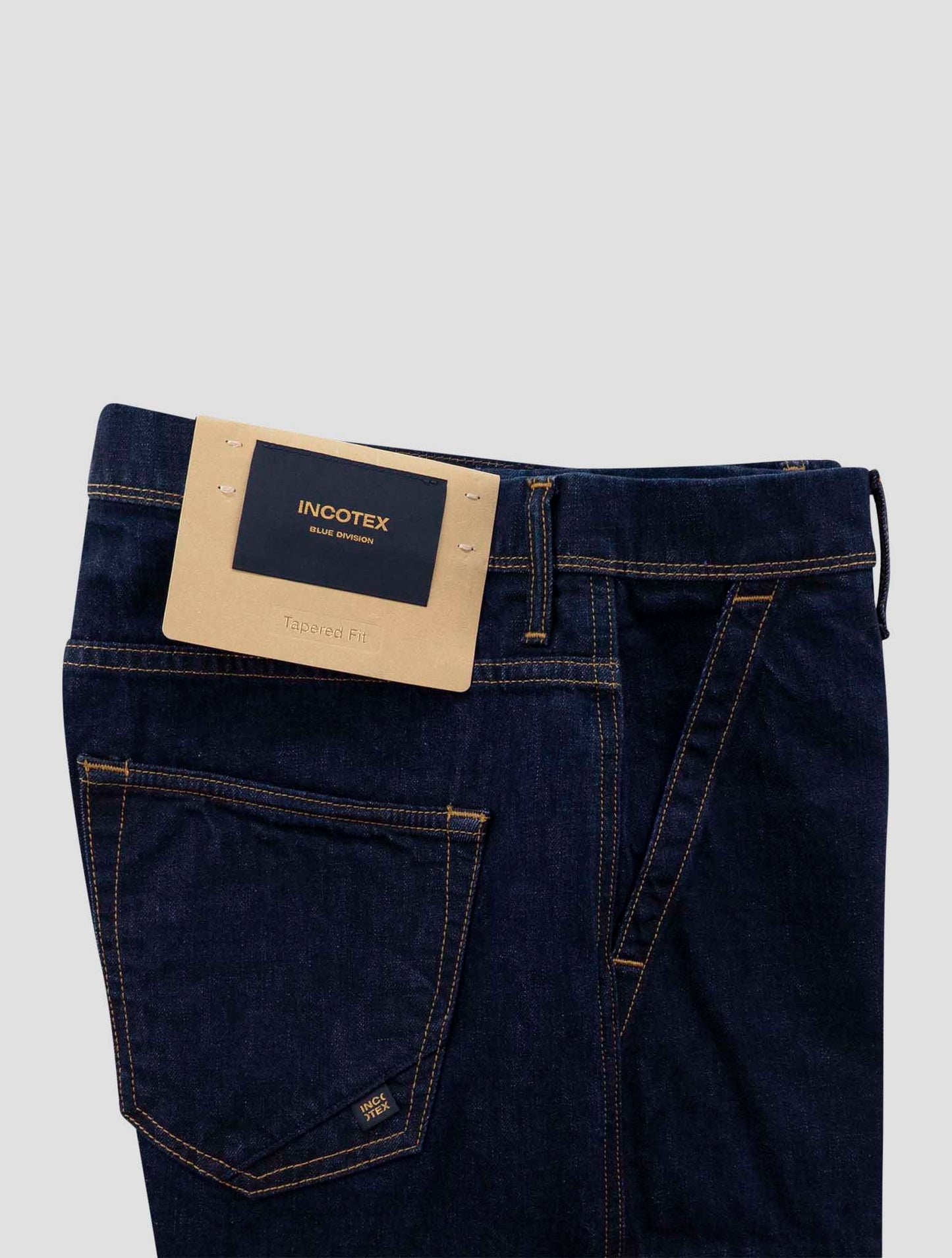 Incotex Blue Cotton Jeans