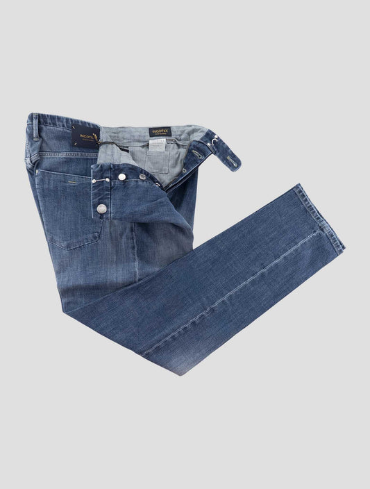 Incotex Blue Cotton Ea Jeans