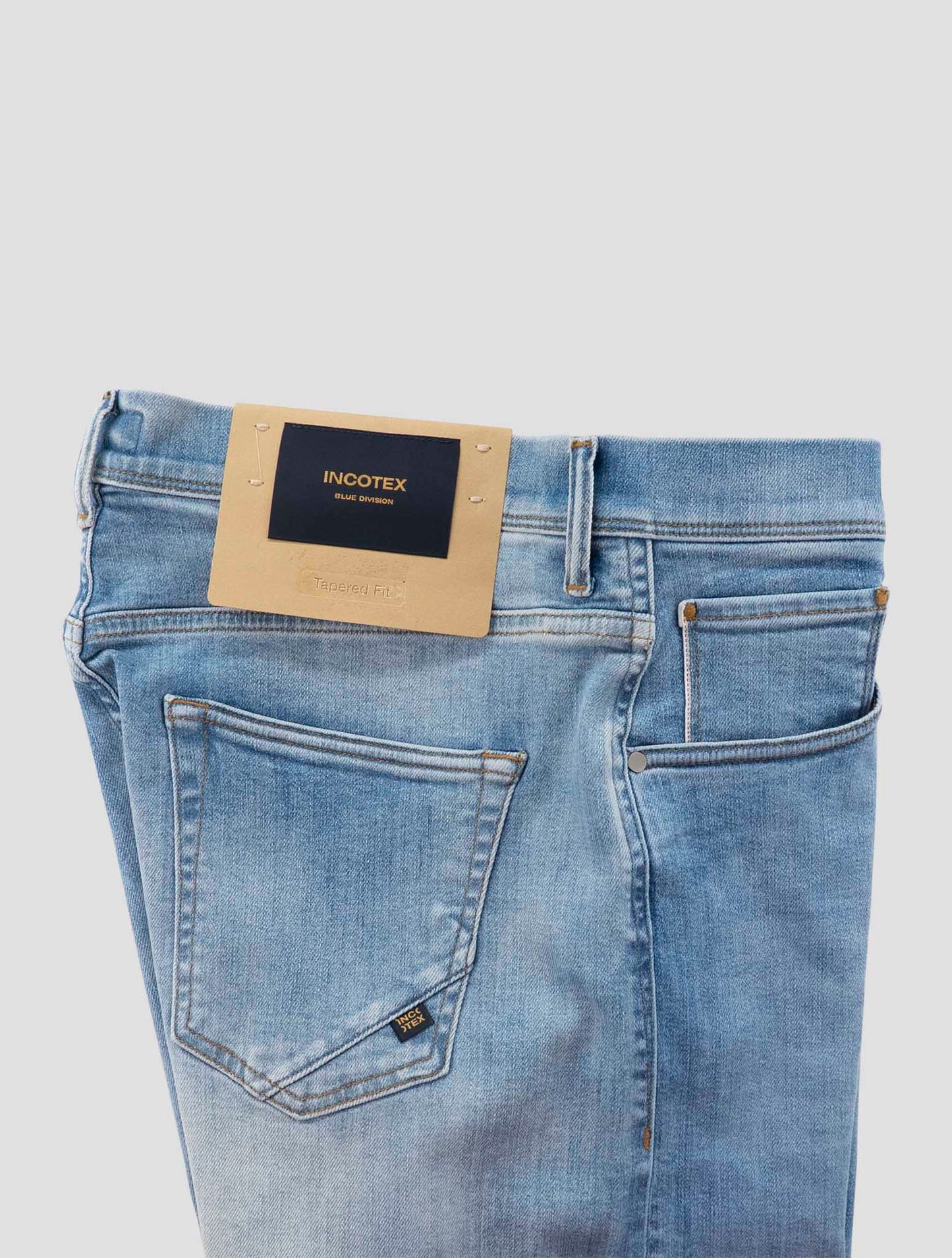 Incotex Blue Cotton Els Ea Jeans