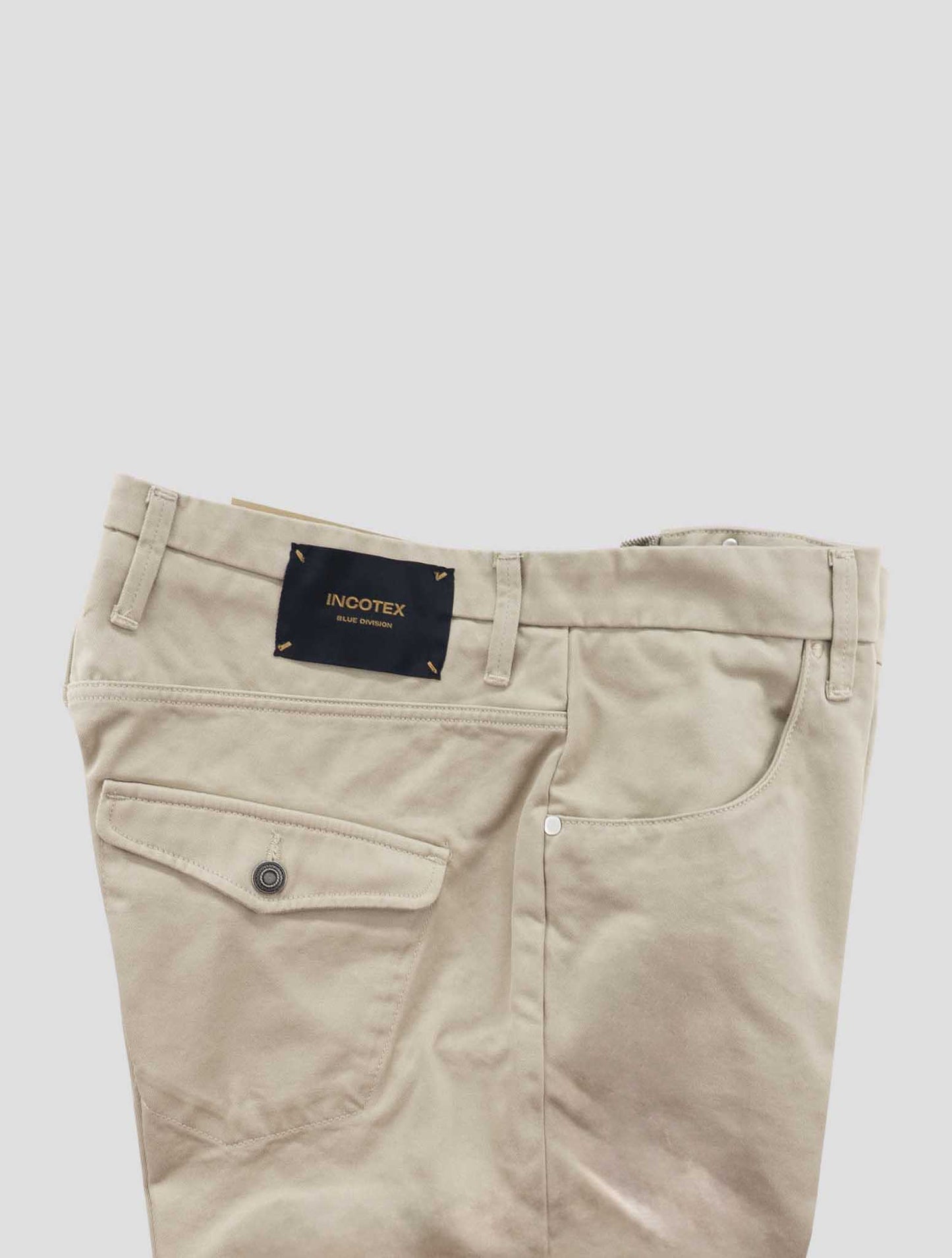 Incotex Beige Cotton Jeans