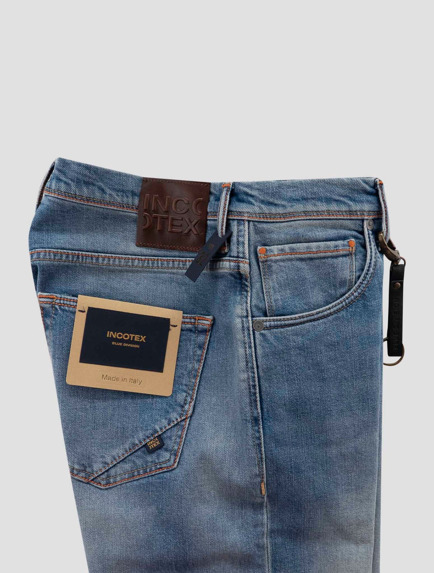 Incotex Light Blue Cotton Ea Jeans