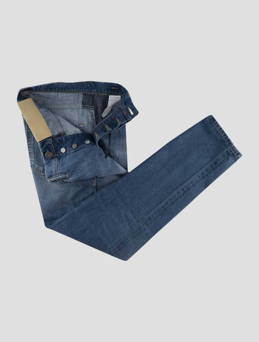 Incotex Blue Cotton Jeans