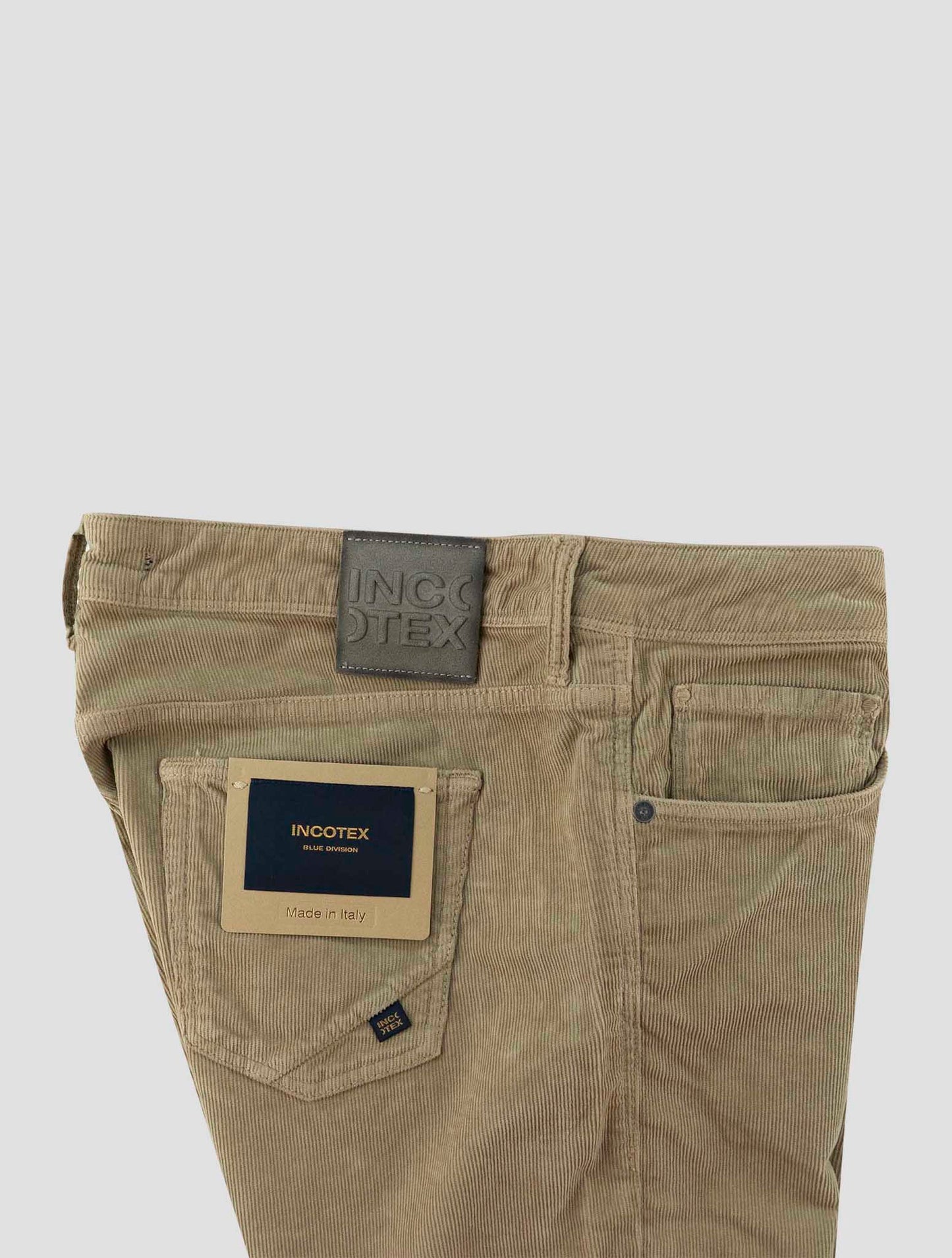Incotex Beige Cotton Ea Jeans