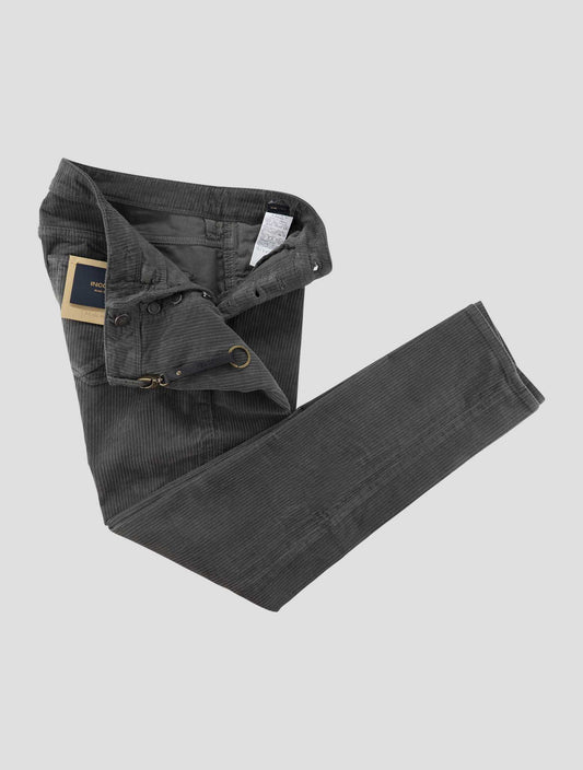 Incotex Gray Green Cotton Ea Jeans