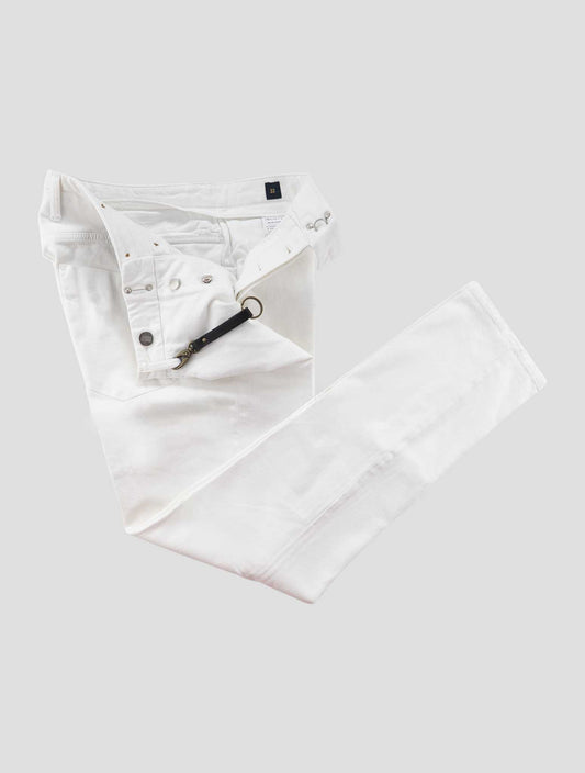 Incotex White Cotton Ea Jeans