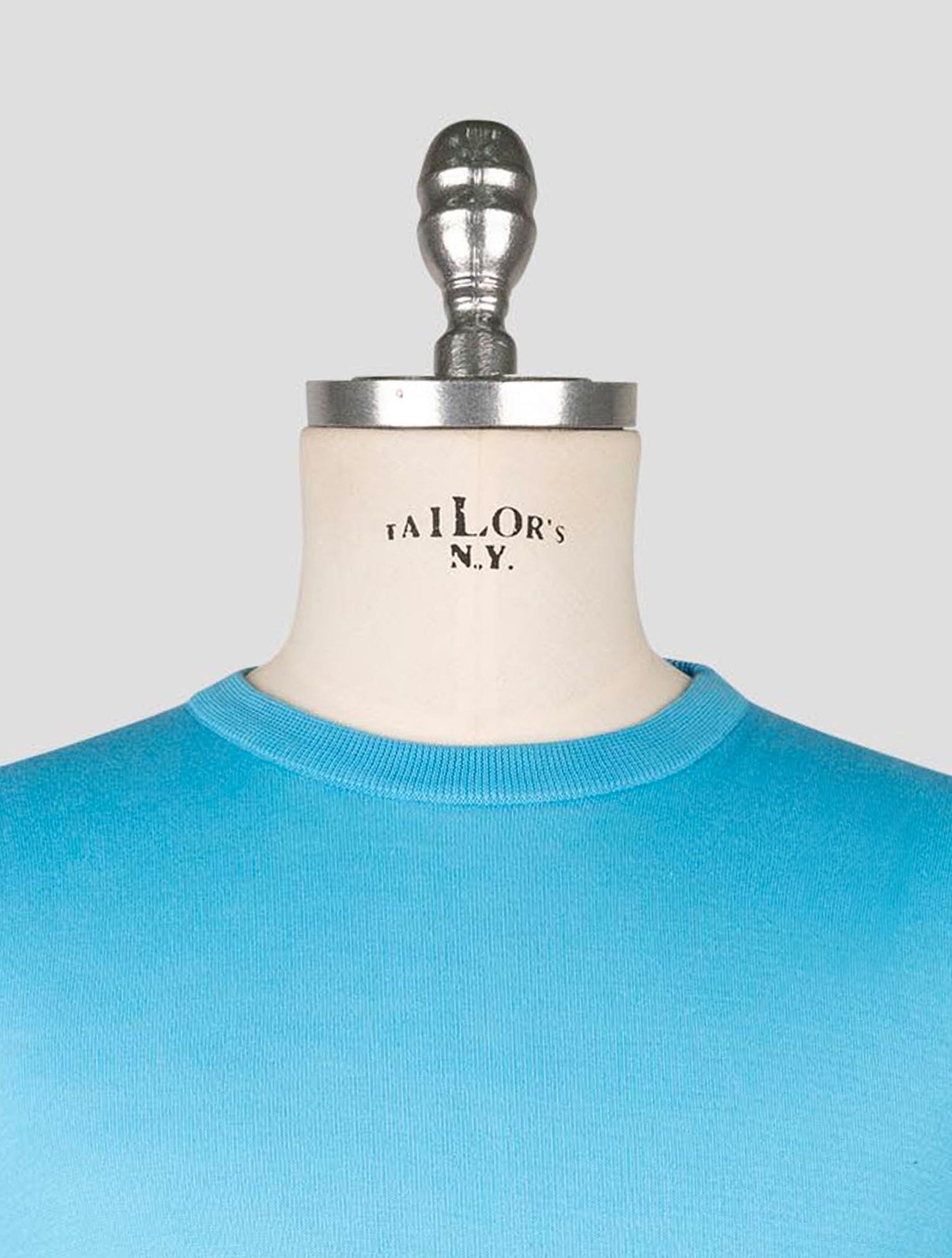 Kiton Light Blue Cotton T-shirt