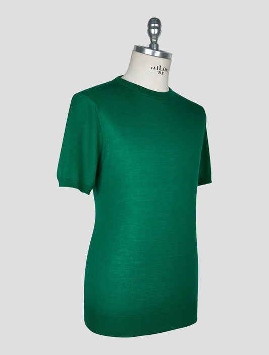 Kiton Green Cotton T-shirt