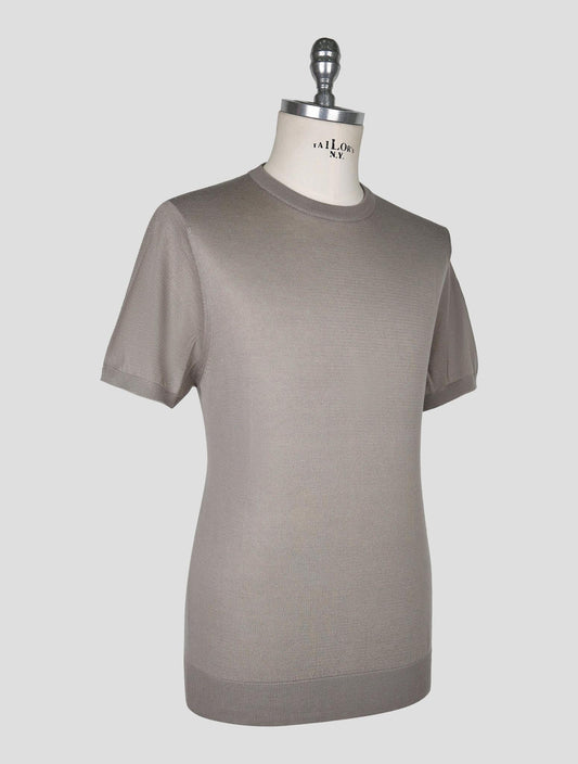 Kiton Gray Cotton T-shirt