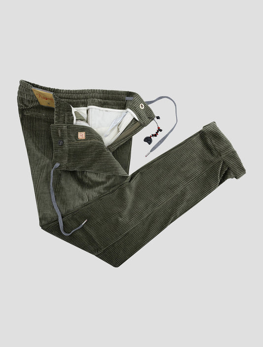 Marco Pescarolo Green Cotton Cashmere Ea Pants