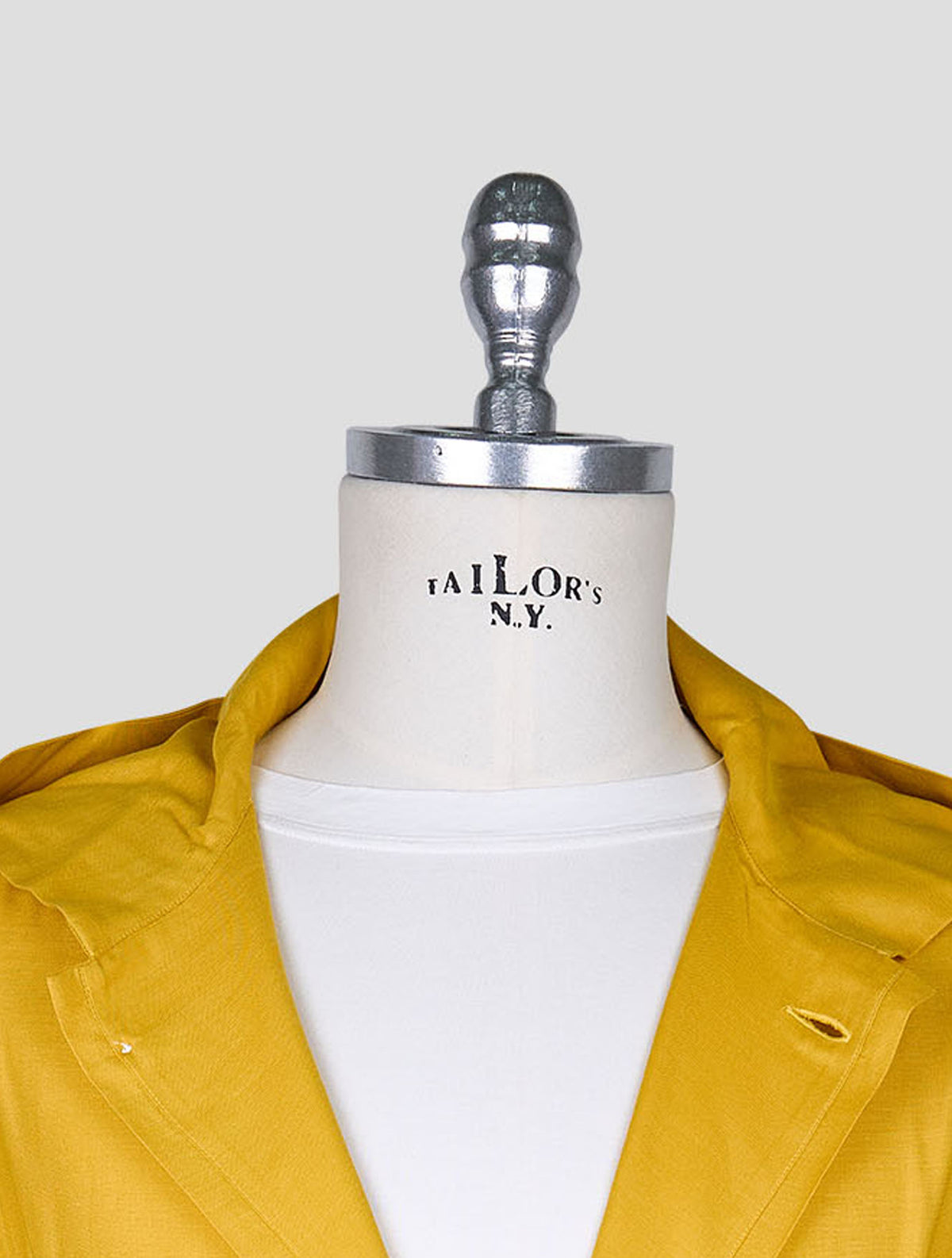 Kiton Yellow Cotton Silk Shirt Luca