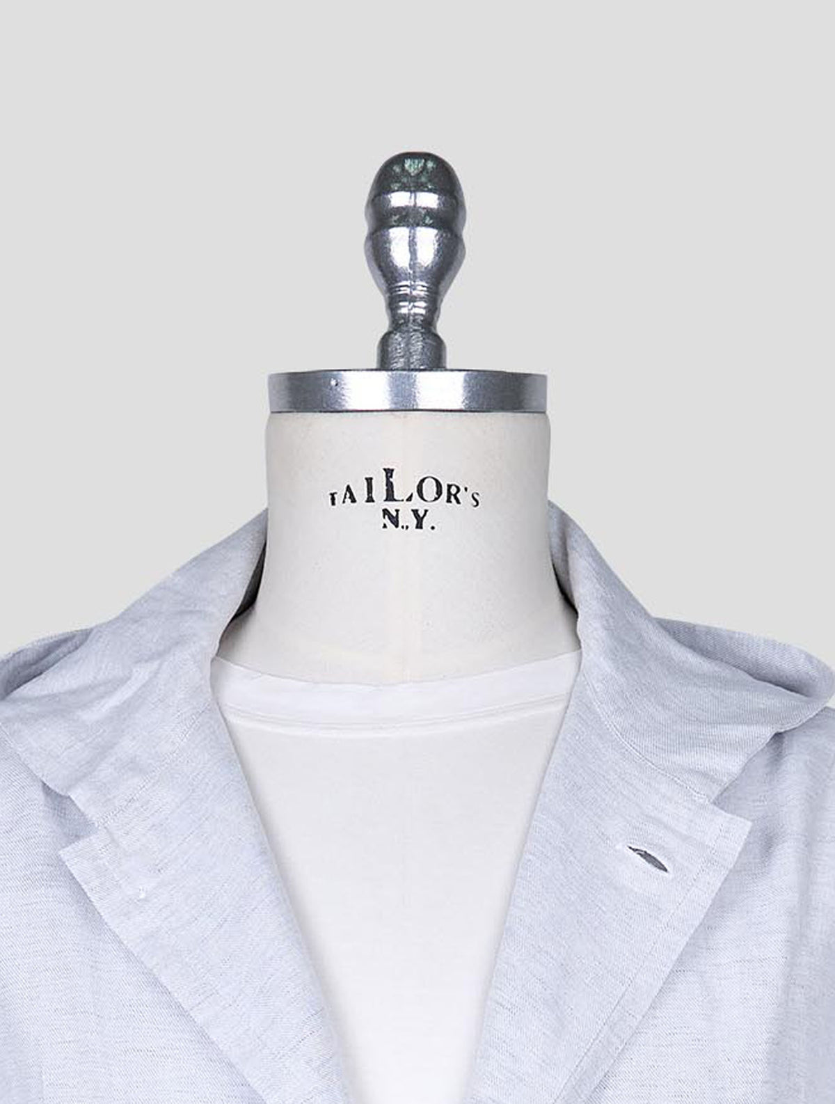 Kiton Gray Cotton Linen Hemp Shirt Luca