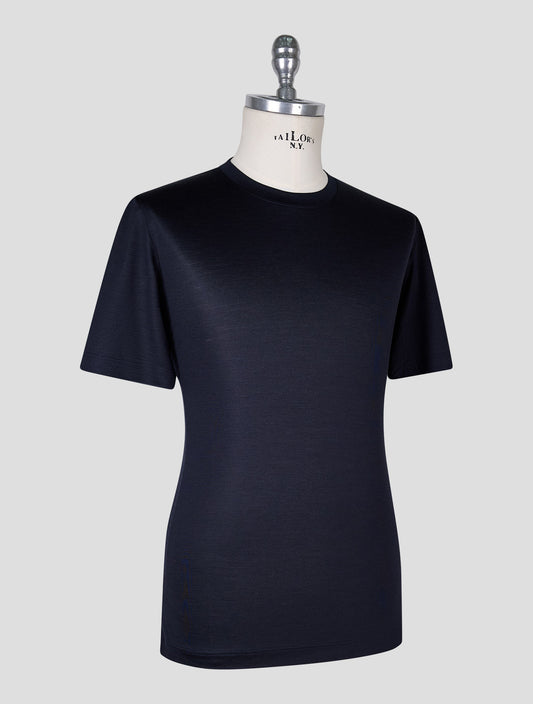 Marco Pescarolo Dark Blue Virgin Wool T-Shirt