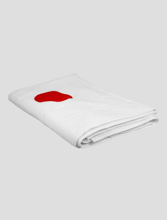 Kiton White Cotton Beach Towels 100x200cm