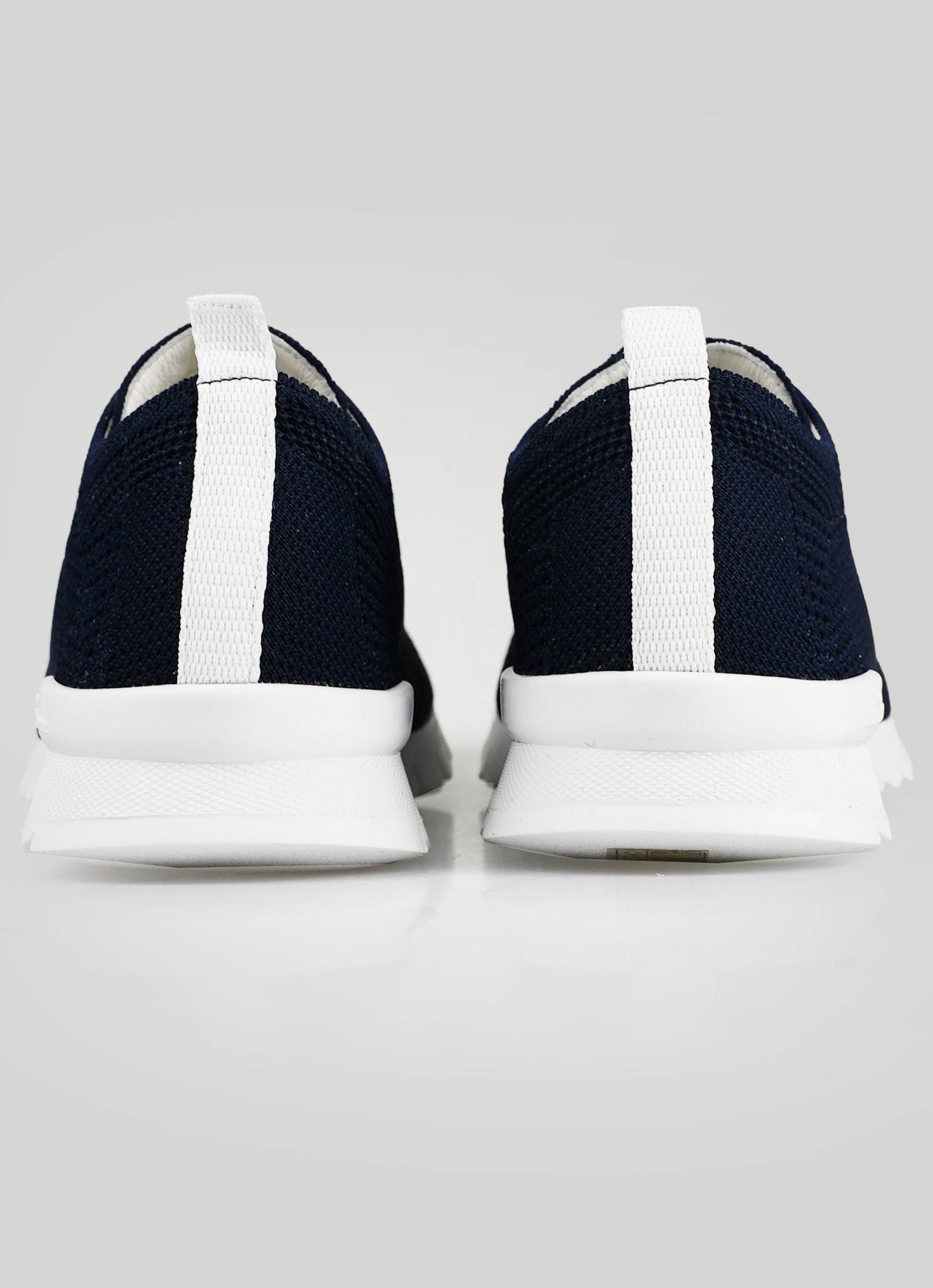 Kiton Blue Cotton Ea Sneakers