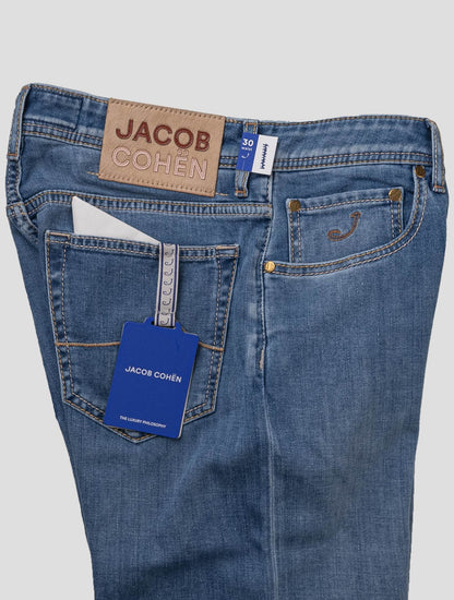 Jacob Cohen Light Blue Cotton Els Ea Jeans