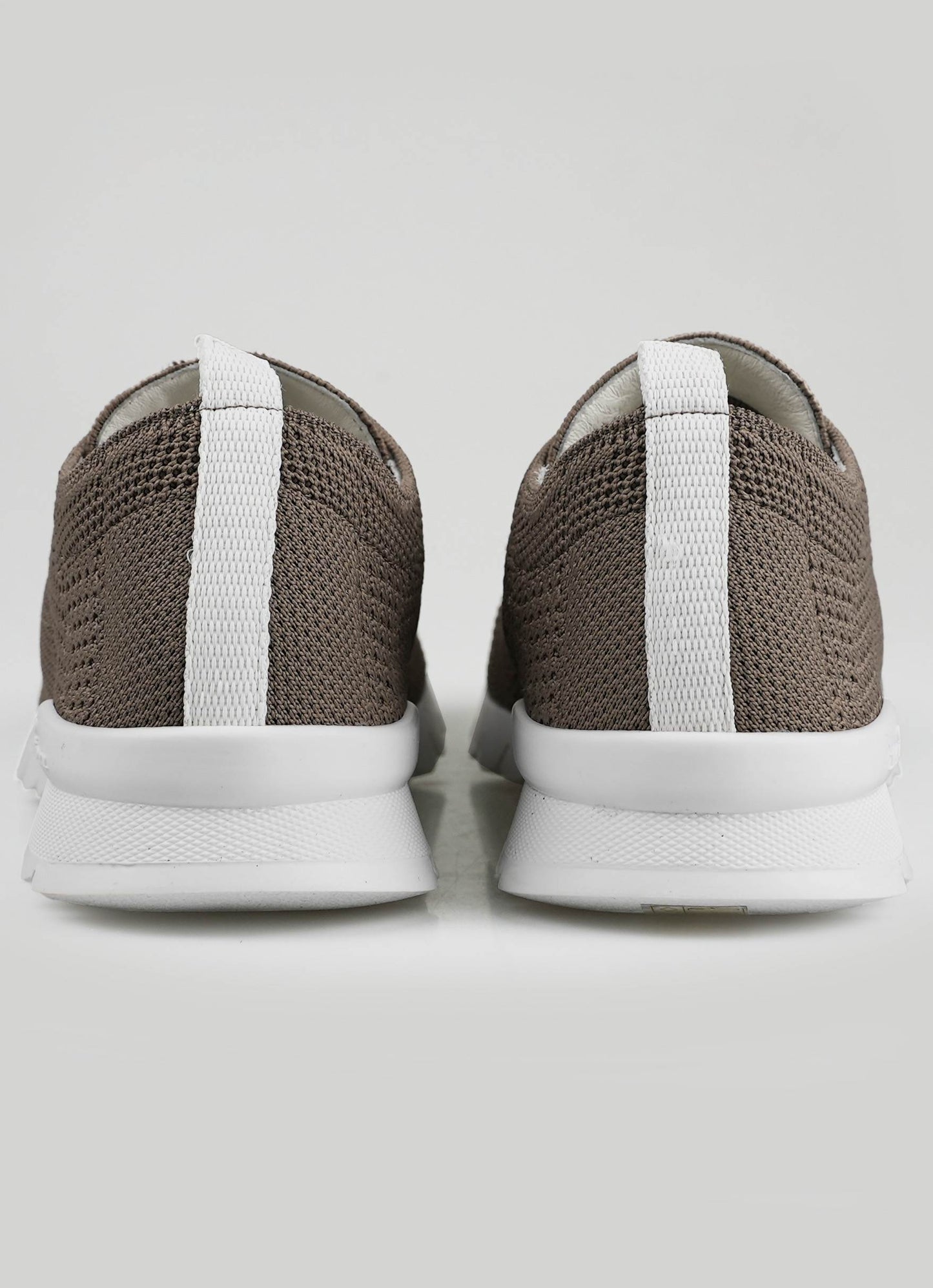 Kiton Beige Cotton Ea Sneakers
