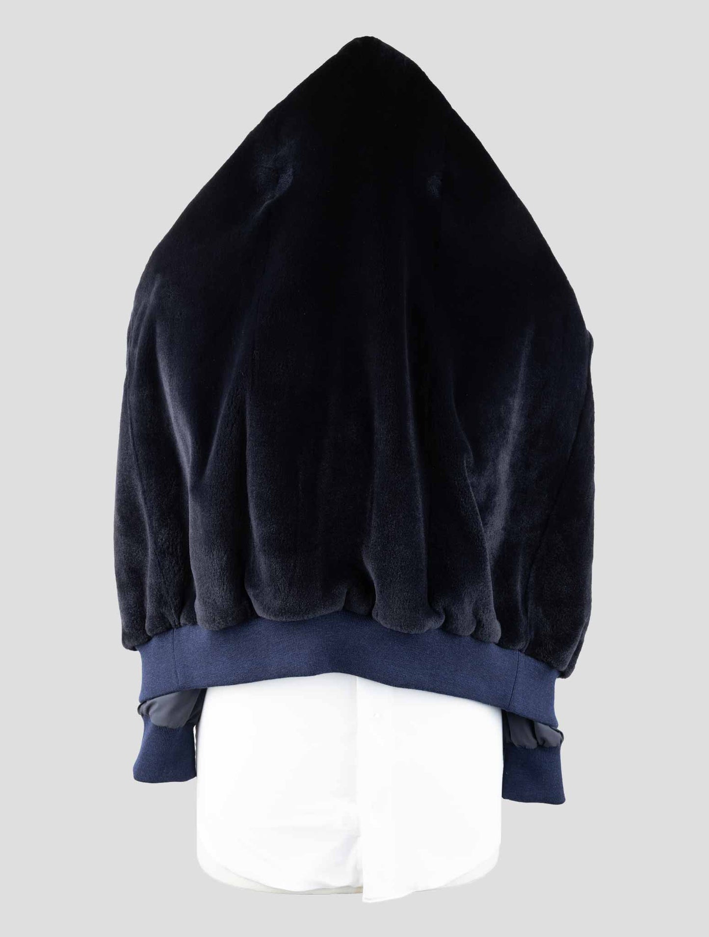 체사레 아톨리니 블루 플롬 밍크 모피 코트