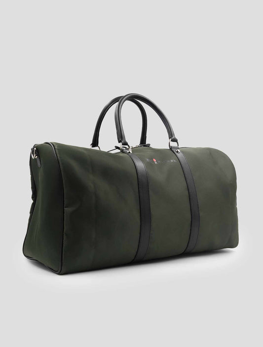 Kiton Green Pa Pc Leather Travel Bag