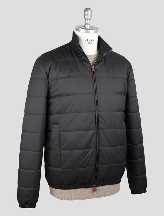 Kiton Black Pl Coat