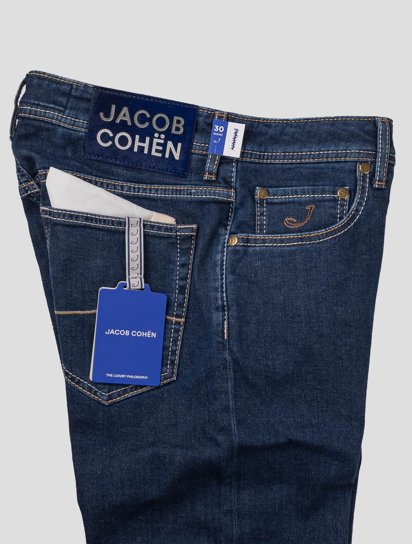 Jacob Cohen Blue Cotton Els Ea Jeans