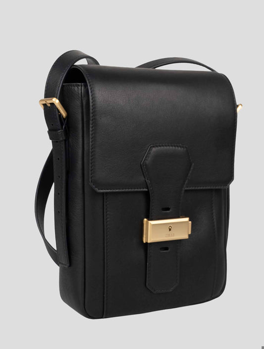 Zilli Black Leather Bag