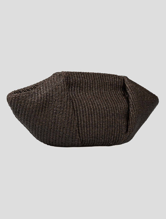 Brunello Cucinelli brown cotton polyamide lady bag with casual design and artisan craftsmanship