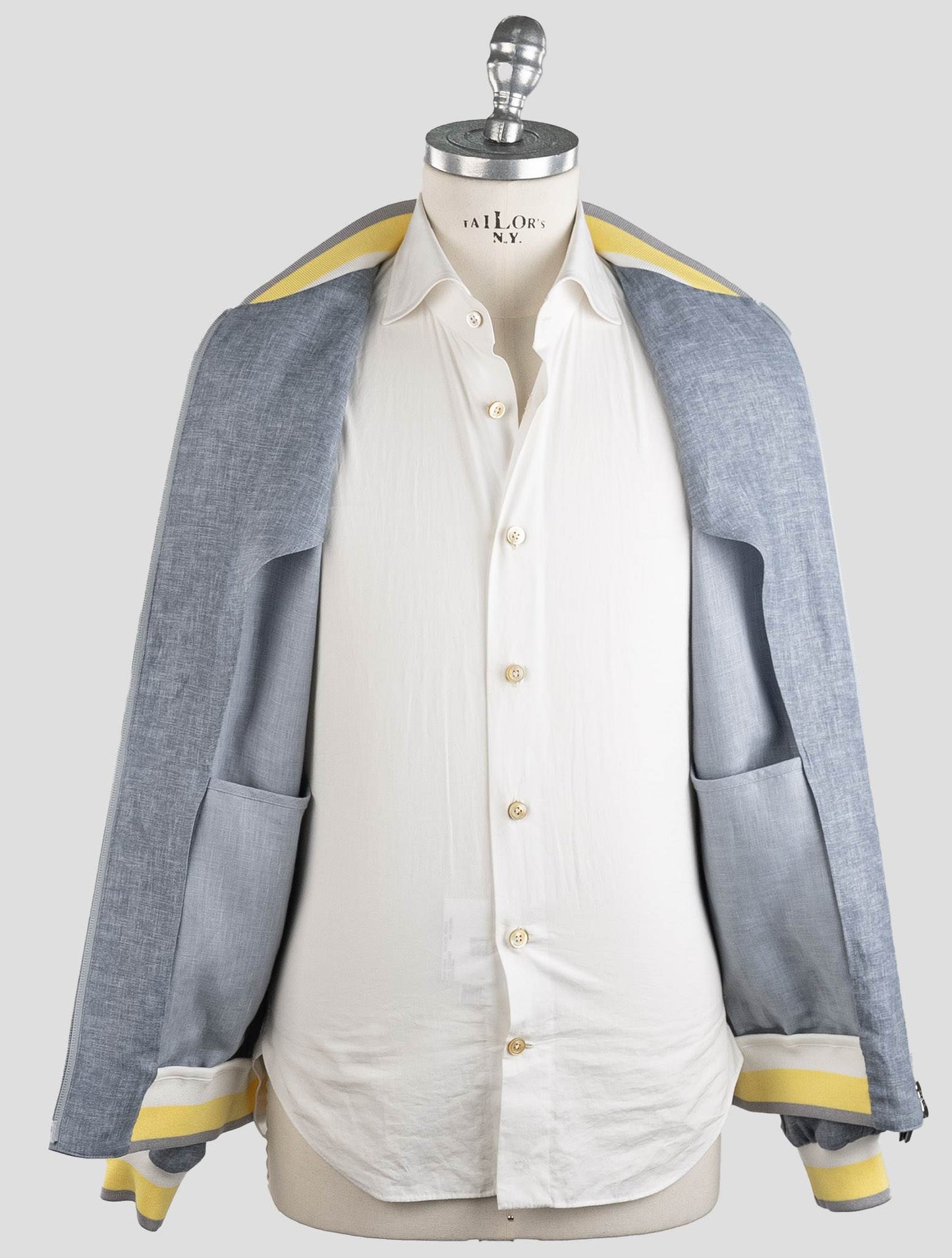 Zilli Gray Linen Coat