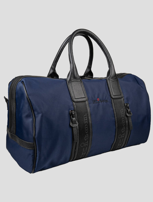 Kiton blue travel bag with elegant design, spacious interior, and durable material, perfect for stylish travel.