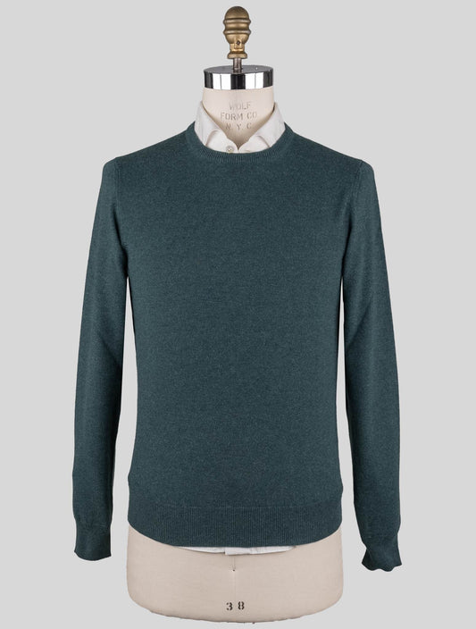 Malo Green Cashmere Sweater Crewneck
