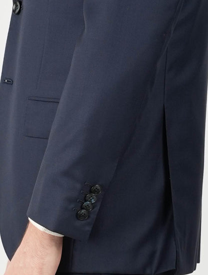 KITON Blue Wool Cashmere Suit