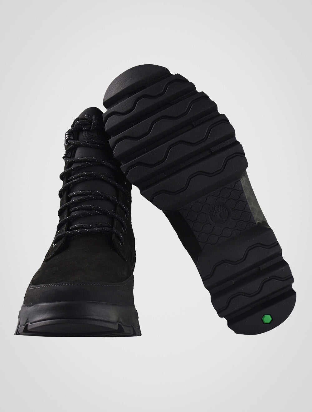 Timberland Black Leather Nubuck Boots