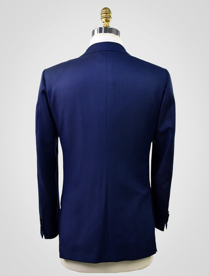 KITON Blue Virgin Wool Suit Evo