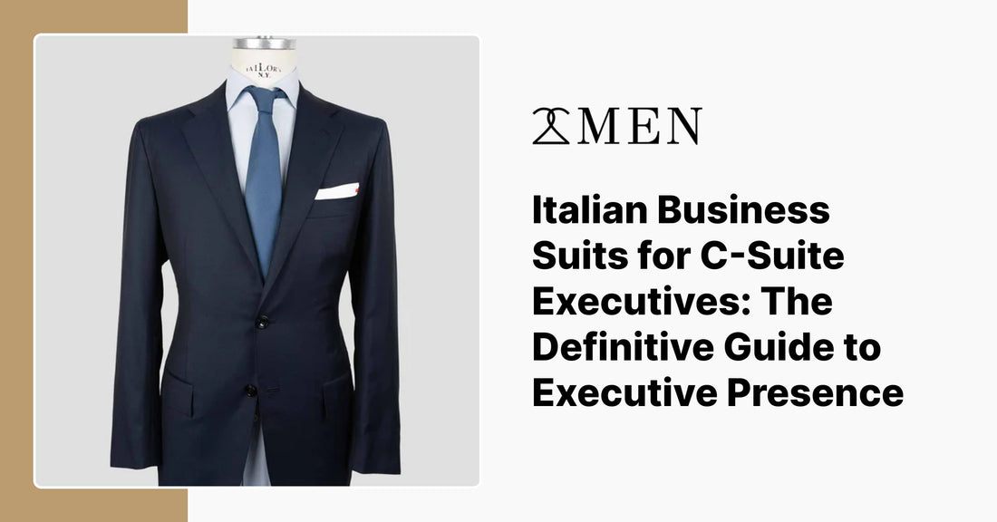 Italian Business Suits for C-Suite Executives: The Definitive Guide to Executive Presence