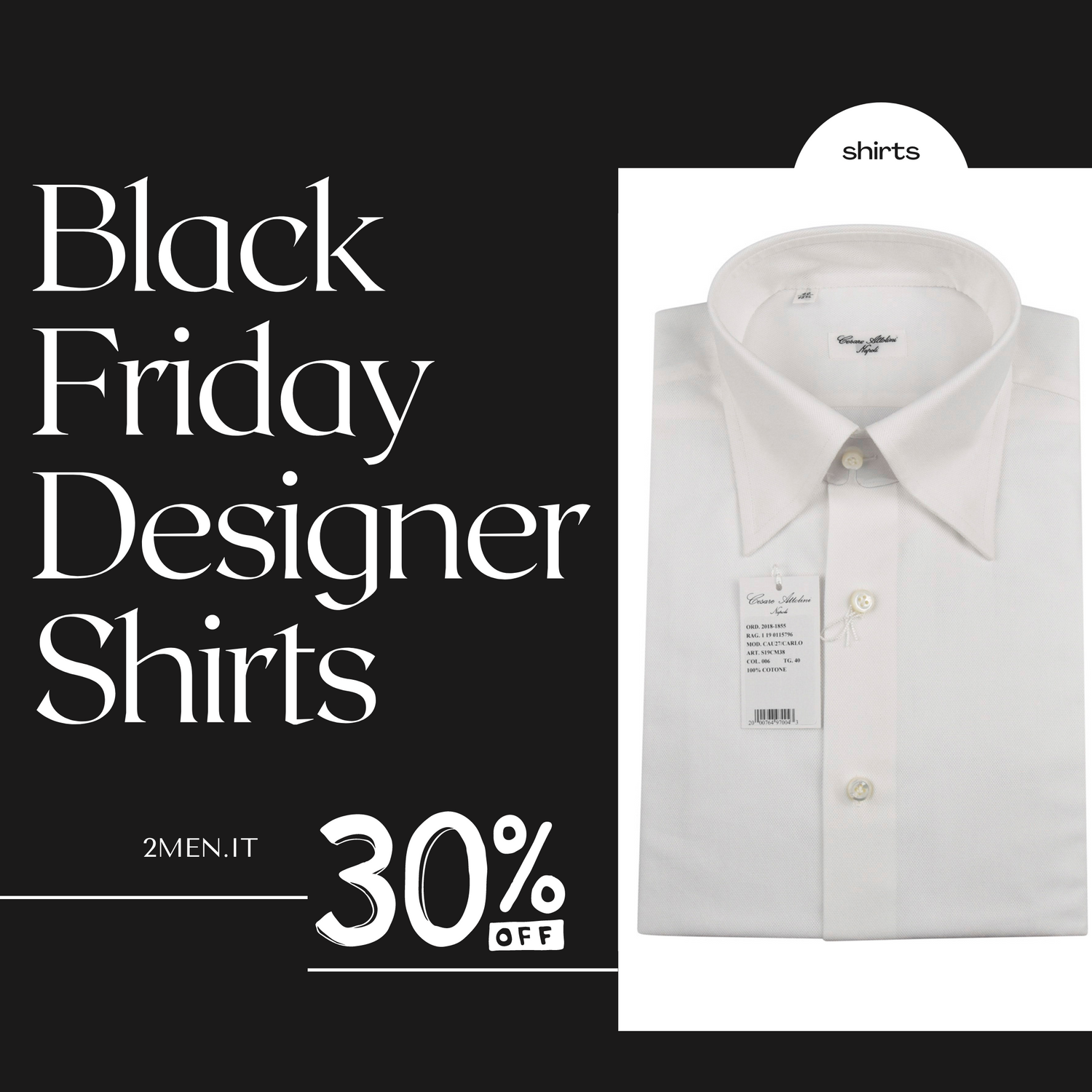 Black Friday Italian Designer shirts