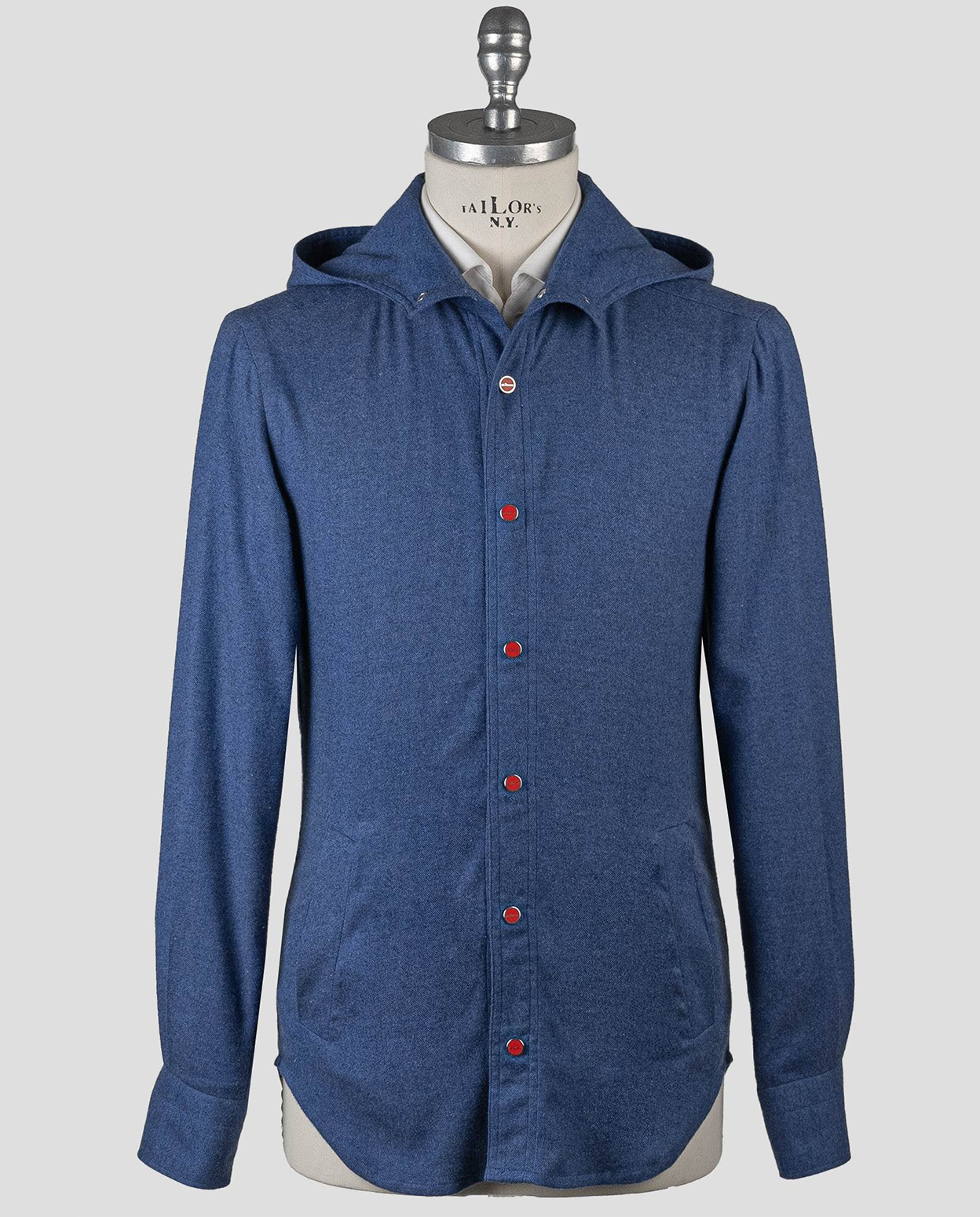 Kiton Chemise en coton bleu Mariano